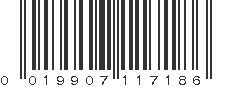 UPC 019907117186