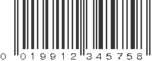 UPC 019912345758