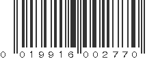 UPC 019916002770