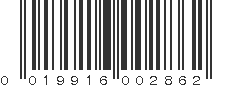 UPC 019916002862