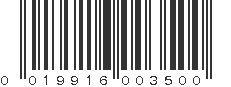 UPC 019916003500