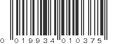 UPC 019934010375