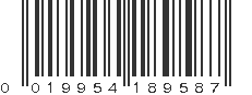 UPC 019954189587