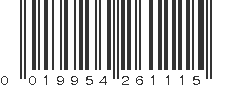 UPC 019954261115