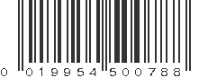 UPC 019954500788