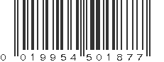 UPC 019954501877