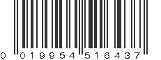 UPC 019954516437
