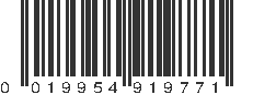 UPC 019954919771