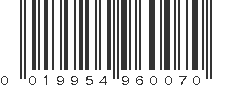 UPC 019954960070