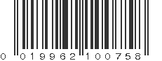 UPC 019962100758