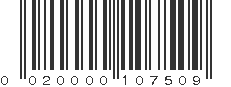 UPC 020000107509