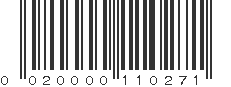 UPC 020000110271