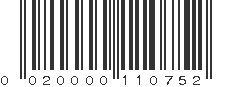 UPC 020000110752