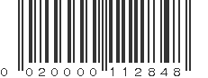 UPC 020000112848