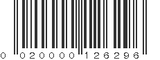 UPC 020000126296