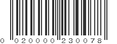 UPC 020000230078