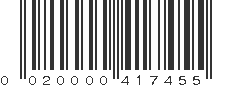 UPC 020000417455