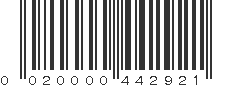 UPC 020000442921