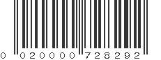 UPC 020000728292