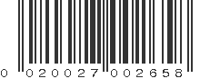 UPC 020027002658