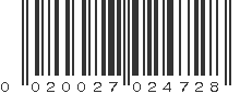 UPC 020027024728