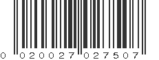 UPC 020027027507