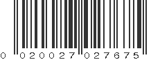 UPC 020027027675