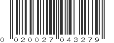 UPC 020027043279