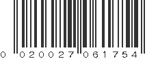 UPC 020027061754