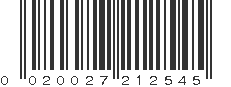 UPC 020027212545