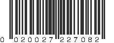 UPC 020027227082