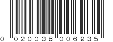 UPC 020038006935