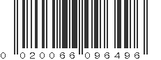 UPC 020066096496