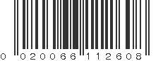 UPC 020066112608