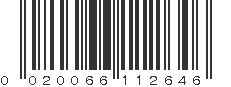 UPC 020066112646