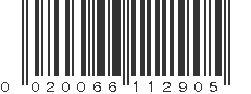 UPC 020066112905