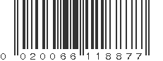 UPC 020066118877