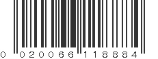 UPC 020066118884