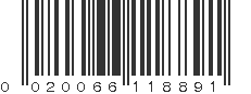 UPC 020066118891