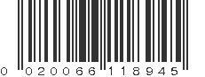 UPC 020066118945