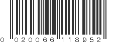 UPC 020066118952