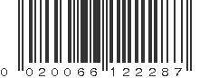 UPC 020066122287