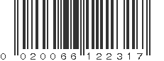 UPC 020066122317