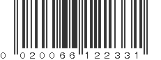 UPC 020066122331