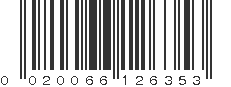 UPC 020066126353