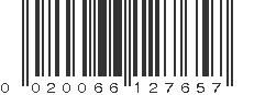 UPC 020066127657