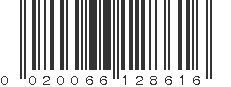 UPC 020066128616