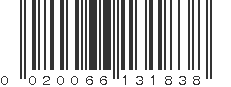 UPC 020066131838