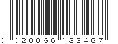 UPC 020066133467