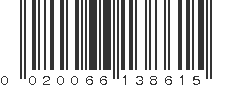 UPC 020066138615